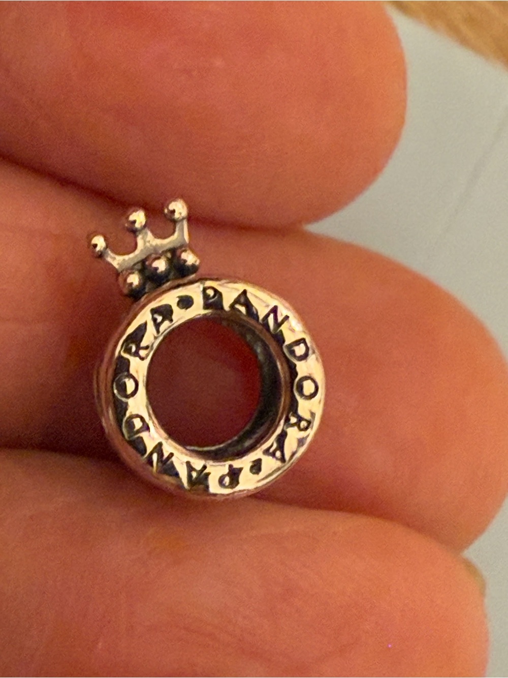 Pandora Silver Crown Spacer Charm - Silver